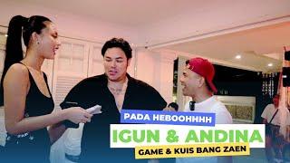 Bikin rusuh lagi dirumah IVAN GUNAWAN Pada heboh ikut Game dan Kuis bang zaen