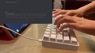 CRUNCH mechanical keyboard asmr