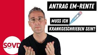 Antrag Erwerbsminderungsrente: Muss ich dauerhaft krankgeschrieben sein?