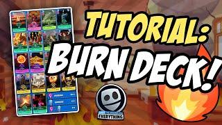 Burn Deck Tutorial - Cards, the Universe and Everything (CUE)