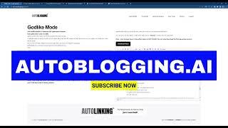 Generate Surferseo Optimized Articles with AI in One-Click! | Godlike Mode  -Autoblogging.ai