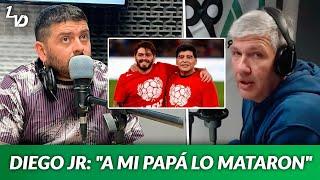 Diego Maradona Jr SORPRENDIÓ a Ladaga: "A mi papá lo mat4ron. Los quiero a todos en cana".
