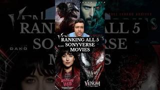 Ranking All 5 SonyVerse Movies (Venom To Venom: The Last Dance)