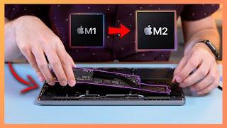 What happens when you try to UPGRADE an M1 MacBook to M2?