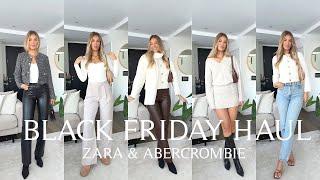 MY TOP PICKS FROM ZARA & ABERCROMBIE BLACK FRIDAY SALE  |  HAUL