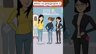 Who is pregnant? #funny #cartoon #riddles #puzzle #shorts @MindYourLogic