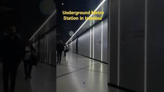 Underground Metro Station of Istanbul #shorts