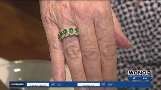 Diamond and emerald ring surprise for woman eating at Ralph's On the Park