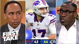 FIRST TAKE | You WRONG about Josh Allen - Stephen A. Smith tells Shannon on Bills loss to Rams 44-42