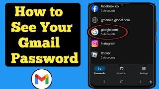 How To See Your Google Account Password on Mobile -2024