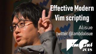 [En] Effective Modern Vim scripting
