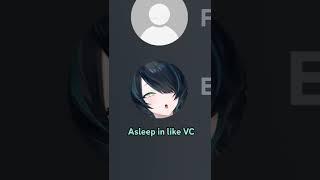 Erina falls asleep even in VC