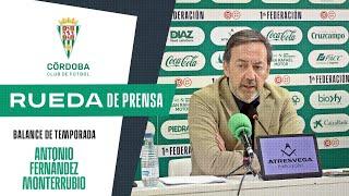 Balance de temporada de Antonio Fernández Monterrubio tras el ascenso de categoría