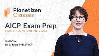 AICP Exam Prep Class: Emily Talen Introduces Planetizen's Comprehensive Exam Study Resource