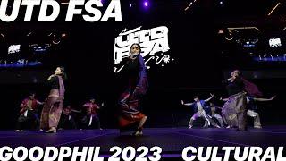 UTD FSA Cultural // Goodphil 2023 [Front Row]