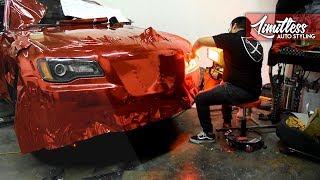 Chrysler 300 is the BEST Car to Learn How to Wrap Chrome!