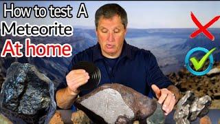 how to identify meteorite stone at home "information about meteorite"