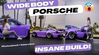 Wide Body Porsche Cayman FULL BUILD interview ! (Tyler Cordura)