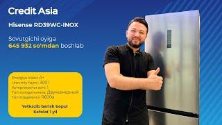 Hamyonbop sifatli sovutgich qidiryapsizmi? Hisense RD39WC-INOX oshxonangiz uchun ideal tanlov!