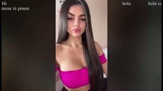 Very Cute Brunette Colombian Girl Vero Chatting And Posing Hot On Bigo Live