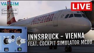  Fenix A320 with NEW Cockpit Simulator FCU & EFIS | LOWW to LOWI