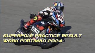 SUperpole practice WSK Portimao2024 again BMW POLE of  the grid