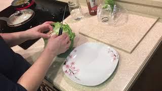 How To Make a Burger in a Lettuce Wrap