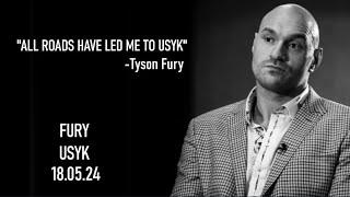 TYSON FURY: "IM NOT LUCKY IVE WORKED FOR EVERYTHING": TYSON FURY VS OLEKSANDR USYK MAY 18TH