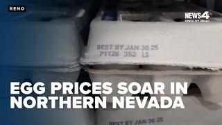 Egg prices soaring in northern Nevada amid shortage caused by avian flu