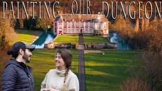 Painting Our Medieval Dungeon Metalwork | French Chateau DIY