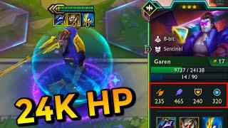 24,000 HP Garen Is Unkillable...??? ⭐⭐⭐ | TFT Set 10