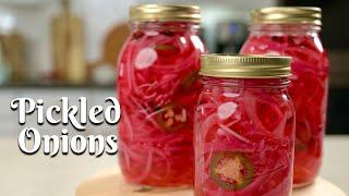 HOW TO MAKE PICKLED ONIONS/CEBOLLA ENCURTIDA: Elevate Your Cooking Game/Great on Almost Everything!