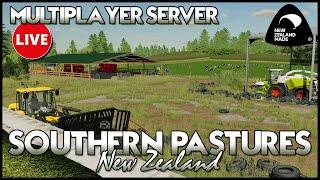 LIVE  Southern Pastures NZ - Multiplayer server - Farming Simulator 22