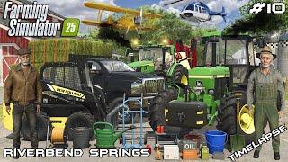 SPREADING SLURRY AND FEEDING ANIMALS | Animals on RIVERBEND | Farming Simulator 25 | Episode 10