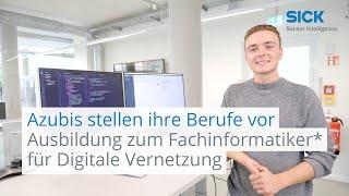 SICK-Azubis stellen ihre Berufe vor: Ausbildung zum Fachinformatiker* für Digitale Vernetzung