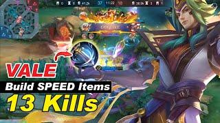 VALE build SPEED push it EASY ! Best Build & Emblem Set | Mobile Legends Bang Bang