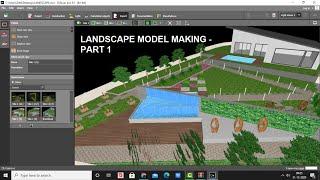 LANDSCAPE 3D MODELLING IN DIALUX EVO - PART 1