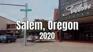 Downtown Salem, Oregon 2020 | 4K 60ᶠᵖˢ City Walking Tour