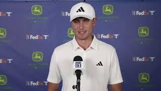 Ludvig Aberg Friday Flash Interview 2023 John Deere Classic