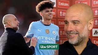 "The impact was outstanding" | Pep Guardiola on Nico O'Reilly's influential performance | ITV Sport