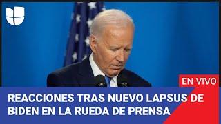 Edición Digital: Surgen más reacciones tras nuevo lapsus de Biden en la rueda de prensa