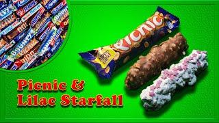 Opening Picnic candy!Decoration with Lilac Starfall confectionery sprinkles! ASMR sounds!