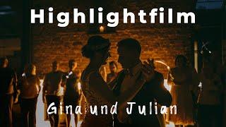 Hochzeitsfilm Gina & Julian | Highlightfilm Hochzeit in Bottrop im Lokschuppen