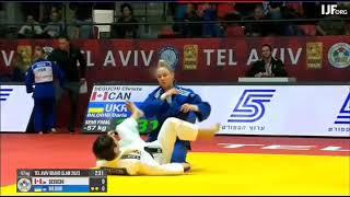 [Judo] DEGUCHI C. (CAN) vs BILODID D. (UKR) 57kg Grand Slam Tel Aviv 2023