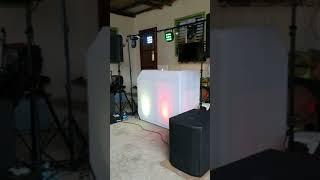 JBL PRX815 , PRX818 , Set iluminación LED, Cabina DJ