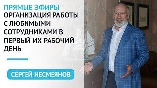 Организация работы с любимыми сотрудниками в первый их рабочий день. Сергей Несмеянов