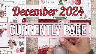 December 2024 Currently Page Plan With Me - Memory Planning - Live Love Posh Christmas