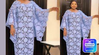 Simple Bubu Kaftan design for ladies [cutting and Stitching]; Batwing Bubu/Butterfly bubu design