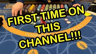 BLACKJACK in LAS VEGAS!! DOUBLE SESSION! FIRST TIME ON THIS CHANNEL!!
