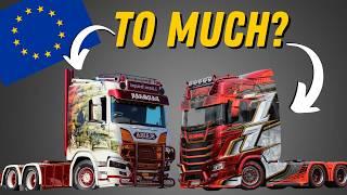 When European Truckers Took it Too Far - Heavily Modified Trucks